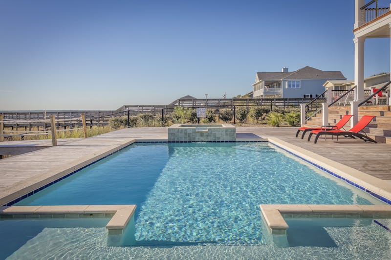 Pool deck pressure washing West Houston TX